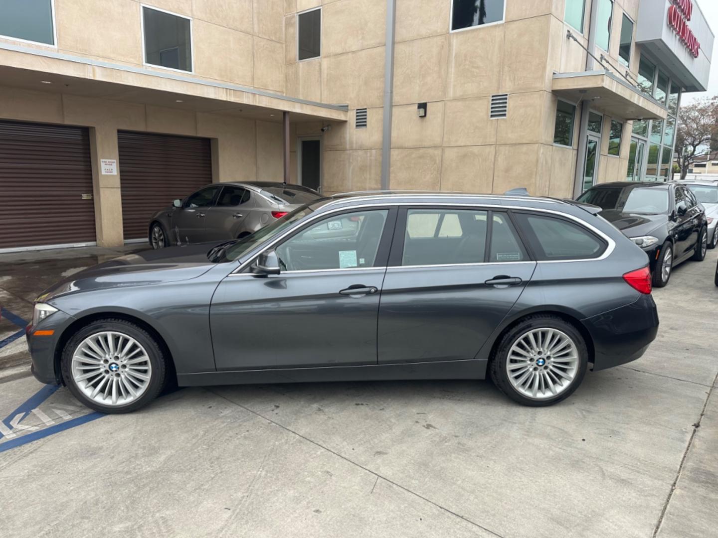 2014 Grey /Black BMW 3-Series Sport Wagon Leather (WBA3K5C53EK) with an 2.0 engine, Automatic transmission, located at 30 S. Berkeley Avenue, Pasadena, CA, 91107, (626) 248-7567, 34.145447, -118.109398 - Photo#1